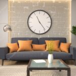 living room wall clock decor ideas